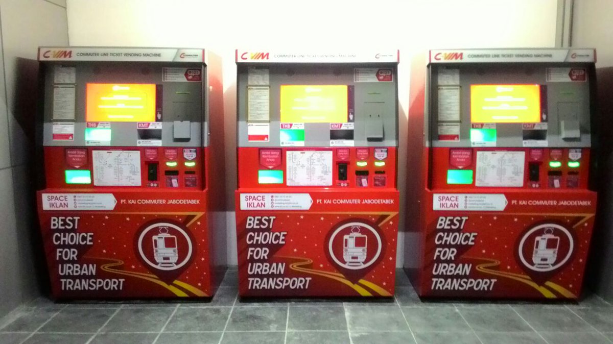 vending machine tiket kereta