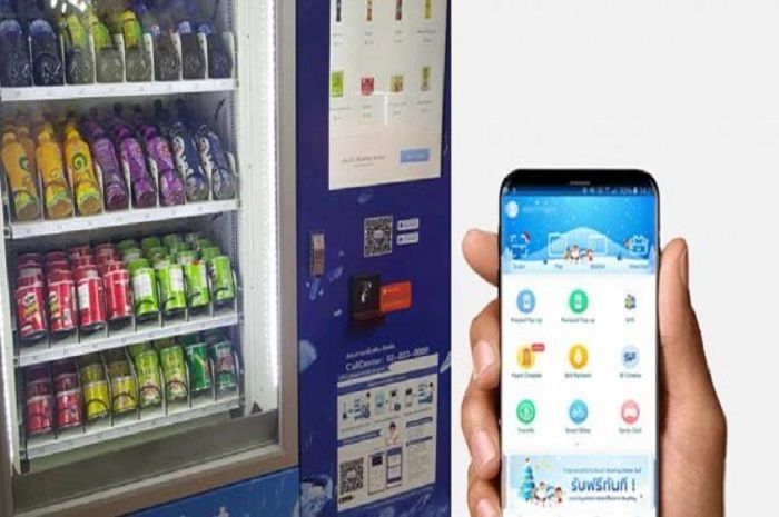 minuman vending machine bluepay
