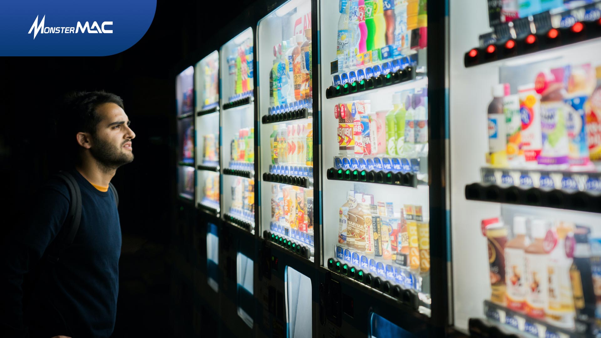 cara memilih vending machine